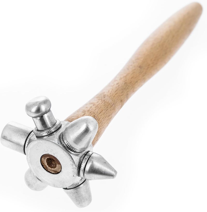 Universal Tool 6 in 1 Multi-head Specialty Jewelry Hammer - Image 1